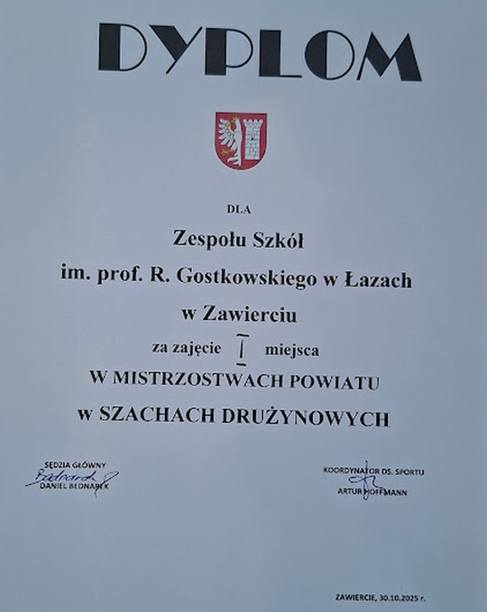 Mistrzostwa powiatowe w szachach