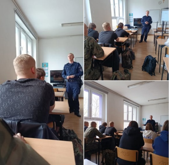 Spotkanie profilaktyczne z policjantem