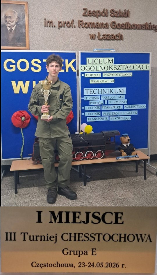 1 Miejsce Szachy